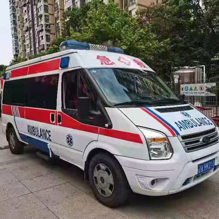 会东长途救护车护送病人返乡